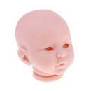 22inch Unpainted Reborn Kits Awake Baby Doll with Soft Silicone Head 3/4 Arms Full Legs Kids Gift Adult Collections