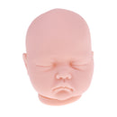 22inch Unpainted Reborn Kits Sleeping Baby Doll with Soft Silicone Head 3/4 Arms Full Legs Kids Gift Adult Collections