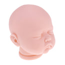 22inch Unpainted Reborn Kits Sleeping Baby Doll with Soft Silicone Head 3/4 Arms Full Legs Kids Gift Adult Collections