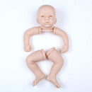 20inch Unpainted Reborn Kits Awake Baby Doll with Soft Silicone Head 3/4 Arms Full Legs Kids Gift Adult Collections