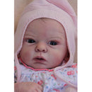 20inch Unpainted Reborn Kits Awake Baby Doll with Soft Silicone Head 3/4 Arms Full Legs Kids Gift Adult Collections