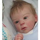 20inch Unpainted Reborn Kits Awake Baby Doll with Soft Silicone Head 3/4 Arms Full Legs Kids Gift Adult Collections