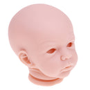 20inch Unpainted Reborn Kits Awake Baby Doll with Soft Silicone Head 3/4 Arms Full Legs Kids Gift Adult Collections