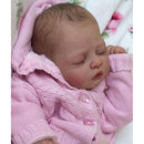 Real Touch Soft Silicone 20inch Reborn Kits Lifelike Sleep Baby Doll Blank Head Limb Mold DIY Making Accessories