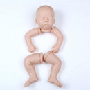 Real Touch Soft Silicone 20inch Reborn Kits Lifelike Sleep Baby Doll Blank Head Limb Mold DIY Making Accessories