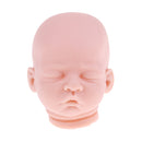 Real Touch Soft Silicone 20inch Reborn Kits Lifelike Sleep Baby Doll Blank Head Limb Mold DIY Making Accessories