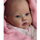 Simulation 20inch Unpainted Reborn Kits Baby Doll Vinyl Mold Head 3/4 Arms Full Legs, Open Eyes and Mouth, Children Birthday Gift