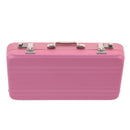 1/12 Dollhouse Miniature Travel Metal Code Suitcase Briefcase Home Decoration Pink