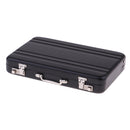 1/12 Dollhouse Miniature Travel Metal Code Suitcase Briefcase Home Decoration Black
