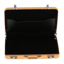 1/12 Dollhouse Miniature Travel Metal Code Suitcase Briefcase Home Decoration Yellow