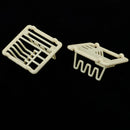 2pcs Miniature Dish Rack Tableware for 1/12 Dolls House Kitchen Life Scenes Decoration