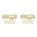 2pcs Miniature Dish Rack Tableware for 1/12 Dolls House Kitchen Life Scenes Decoration