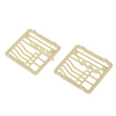 2pcs Miniature Dish Rack Tableware for 1/12 Dolls House Kitchen Life Scenes Decoration