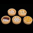 5 Set 1/12 Dollhouse Miniature Kitchen Food Set Steamed Dumplings Dessert