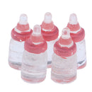 5pcs 1/12 1/6 Dollhouse Mini Simulation Milk Bottle Nursery Room Accessorry for Dolls