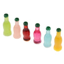 12pcs Colorful Cocktail Bottles 1:12 Scale Dolls House Miniature Bar Pub Accessaries
