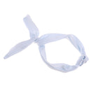 Stretchy Girl Doll Velvet Cross Twist Knot Headband Hairband for 1/6 Blythe Doll Light Blue
