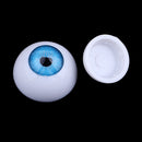 16 Pieces Plastic Half Round Eyes Blue Eyeballs For Doll Bear Toy Making