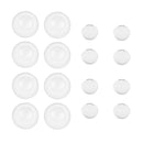 8 Pieces Plastic Half Round Eyes Eyeballs For Mask Doll Bear Toy Making 10mm