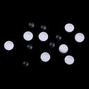 8 Pieces Plastic Half Round Eyes Eyeballs For Mask Doll Bear Toy Making 10mm