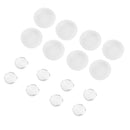 8 Pieces Plastic Half Round Eyes Eyeballs For Mask Doll Bear Toy Making 10mm