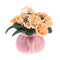 1/12 Dollhouse Miniature Room Decroation Plant Fairy Garden Potted Orange Carnation