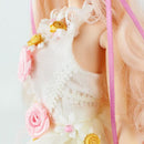 30cm Flexible 14 Joints Turnable Anime Cartoon Girl Doll Wearing Flower Lace Dress