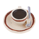 Kitchen Food Resin Coffe Set Model Dollhouse Miniature 1/12 Scale Gifts