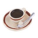 Kitchen Food Resin Coffe Set Model Dollhouse Miniature 1/12 Scale Gifts