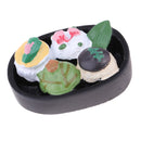 1/12 Dollhouse Miniature Resin Vivid Food Rice Roll Sushi for House Decoration