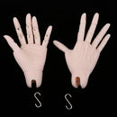 Dolls Jointed Hands for 1/3 BJD Male Doll w/Joints Connectors & Head Patch& CaCa Clean Skin Color