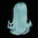 1/3 BJD Doll Mint Green Long Curly Wig DIY Accessory for 60cm Night Lolita Doll