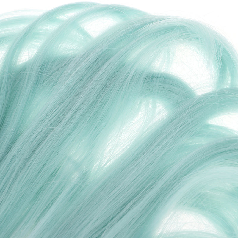 1/3 BJD Doll Mint Green Long Curly Wig DIY Accessory for 60cm Night Lolita Doll