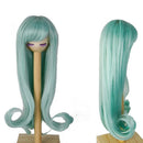 1/3 BJD Doll Mint Green Long Curly Wig DIY Accessory for 60cm Night Lolita Doll