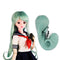 1/3 BJD Doll Mint Green Long Curly Wig DIY Accessory for 60cm Night Lolita Doll