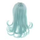 1/3 BJD Doll Mint Green Long Curly Wig DIY Accessory for 60cm Night Lolita Doll