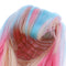 1/3 BJD Doll Pink & Blue Long Curly Wig DIY Accessory for 60cm Night Lolita Doll