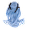 1/3 BJD Doll Blue Long Curly Wig DIY Making Accessory for 60cm Night Lolita Doll