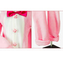 1/4 BJD MSD Plush Clothes Hoodies Jumpsuits Princess Pink For Night Lolita