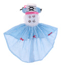 1/4 BJD Dress Blue Stripes Lolita Dress For Night Lolita Doll Accessory