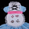 1/4 BJD Dress Blue Stripes Lolita Dress For Night Lolita Doll Accessory