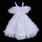 1/4 BJD Dress Off Shoulder Lace Mesh Princess Dress White For Night Lolita