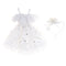 1/4 BJD Dress Off Shoulder Lace Mesh Princess Dress White For Night Lolita