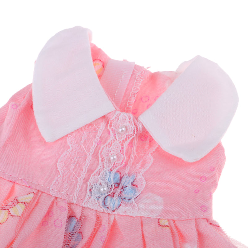 1/4 BJD MSD Dress Sleeveless Floral Princess Dress Pink For Night Lolita