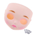 Doll Faceplate& Backplate & Screw Set for 12 inch Takara RBL Blythe Custom Replacement Part Fashion Line Lips and Eyebrow