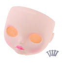 Doll Makeup Faceplate Head Shell with Lip Lines Elegant for 12" Takara RBL Neo Blythe Accessory White Skin