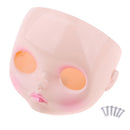Doll Makeup Faceplate Head Shell with Lip Lines for 12 inch Takara RBL Neo Blythe DIY Making Accessories