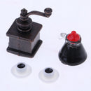 1:12 Scale Dollhouse Miniature Furniture Coffee Maker with Coffee Pot & Cups Set Model