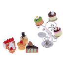 1:12 Dollhouse Mini Fruit Stand with Various Fruit Cakes Groceries Home Accessories