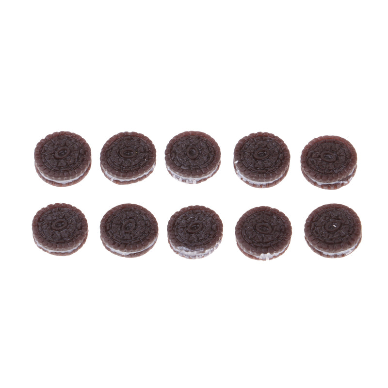 1/12 Dollhouse Miniatures 10pcs Chocolate Biscuit Doll House Kitchen Decoration